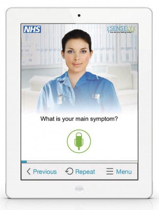 Olivia, developed be Sensely, is able to schedule GP appointments, check symptoms and give advice on treatment