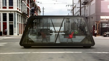 Mobile working space concept by IDEO