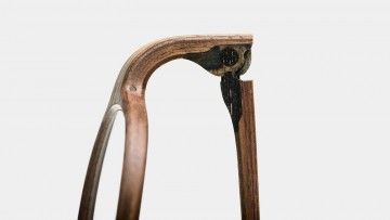 Rolf Spectacles are made from wood right down to the hinges-making each pair unique