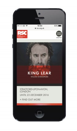 The Royal Shakespeare Company upgraded its website to serve customers with individual content based on past behaviour and individual profiles