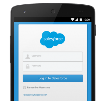 Salesforce mobile app