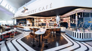Heston Blumenthal’s restaurant, The Perfectionists’ Café, at Heathrow Terminal 2