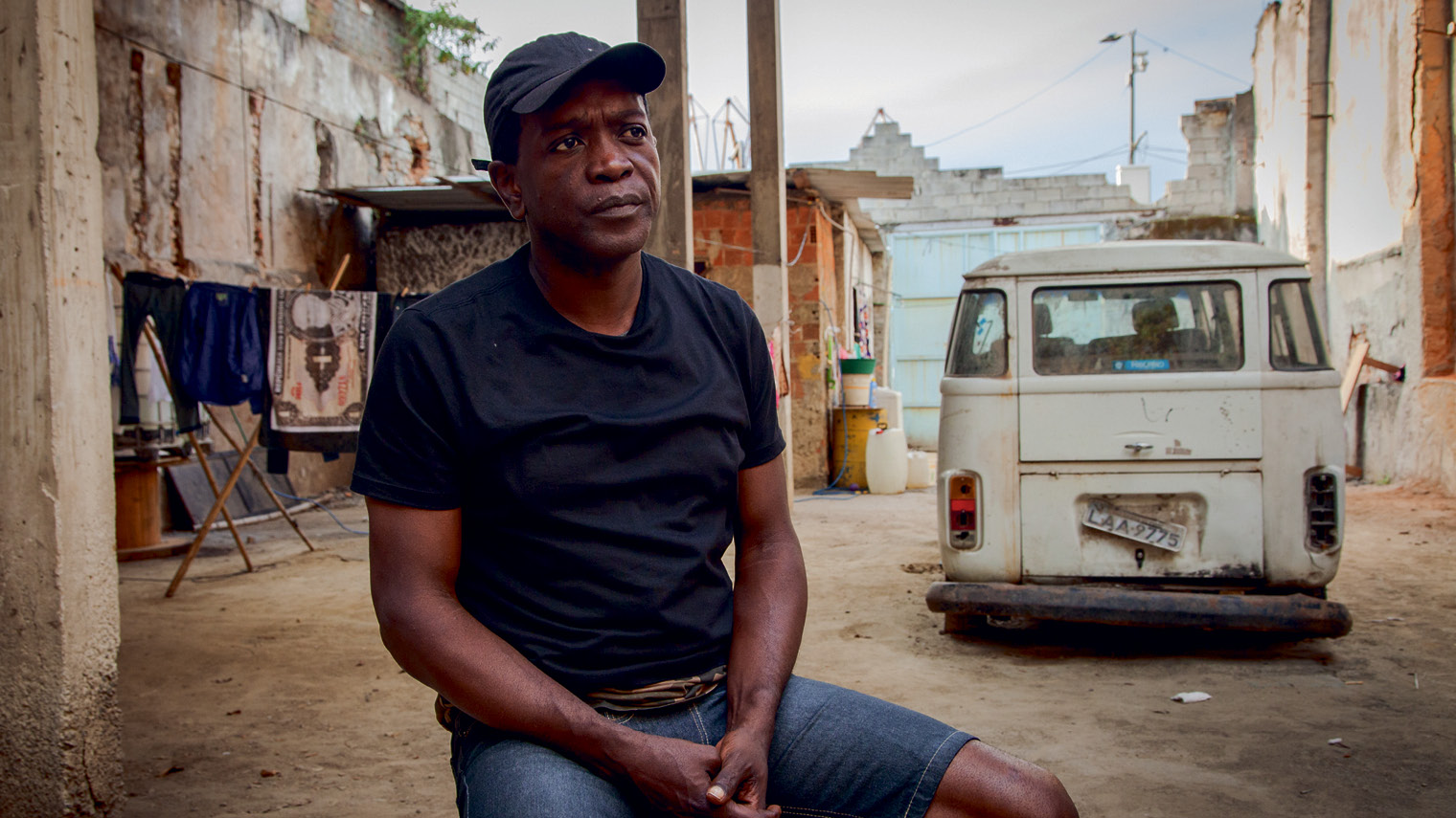 Roberto Gomes dos Santos, 49, used to live in a squat called “Quilombo das Guerreiras” that him and 120 families had occupied for seven years. They were all evicted in 2013 as buildings were cleared for the Trump Towers Rio development