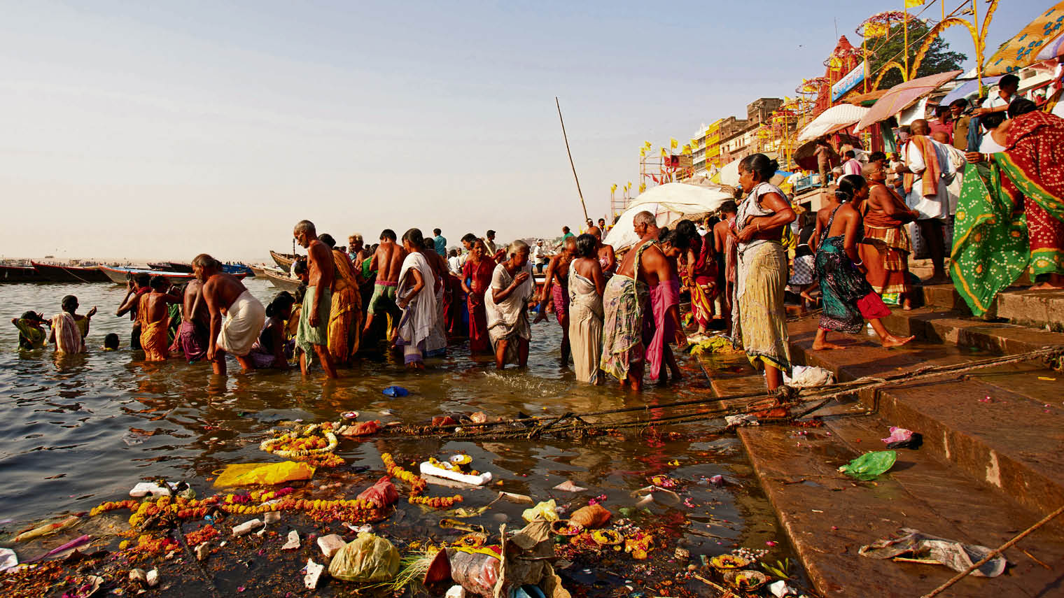 People washing in the River Ganges