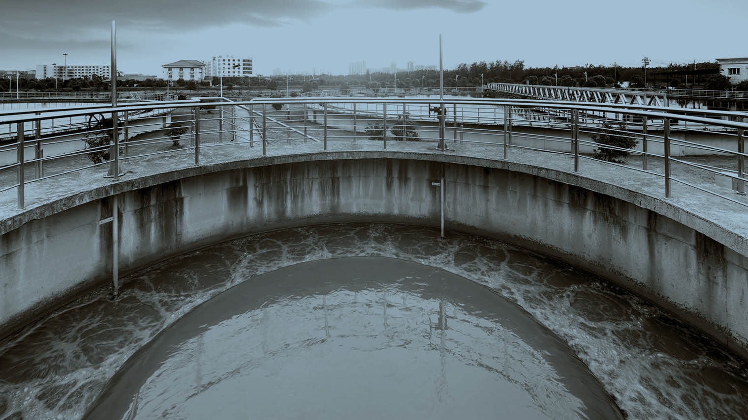 Sewage waste plant
