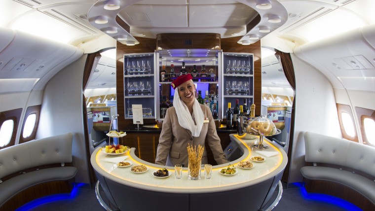 Business bar on Airbus A380