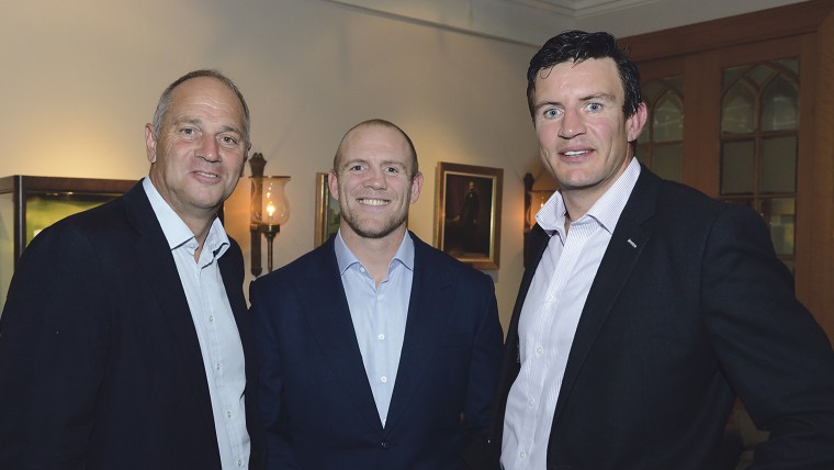 Pictured left to right: Sir Steve Redgrave, Mike Tindall and Martin Corry 