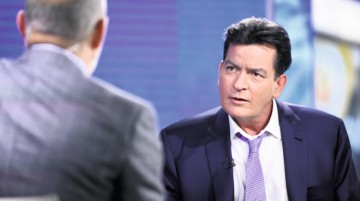 Actor Charlie Sheen on the US Today Show in November, confirming he is HIV positive