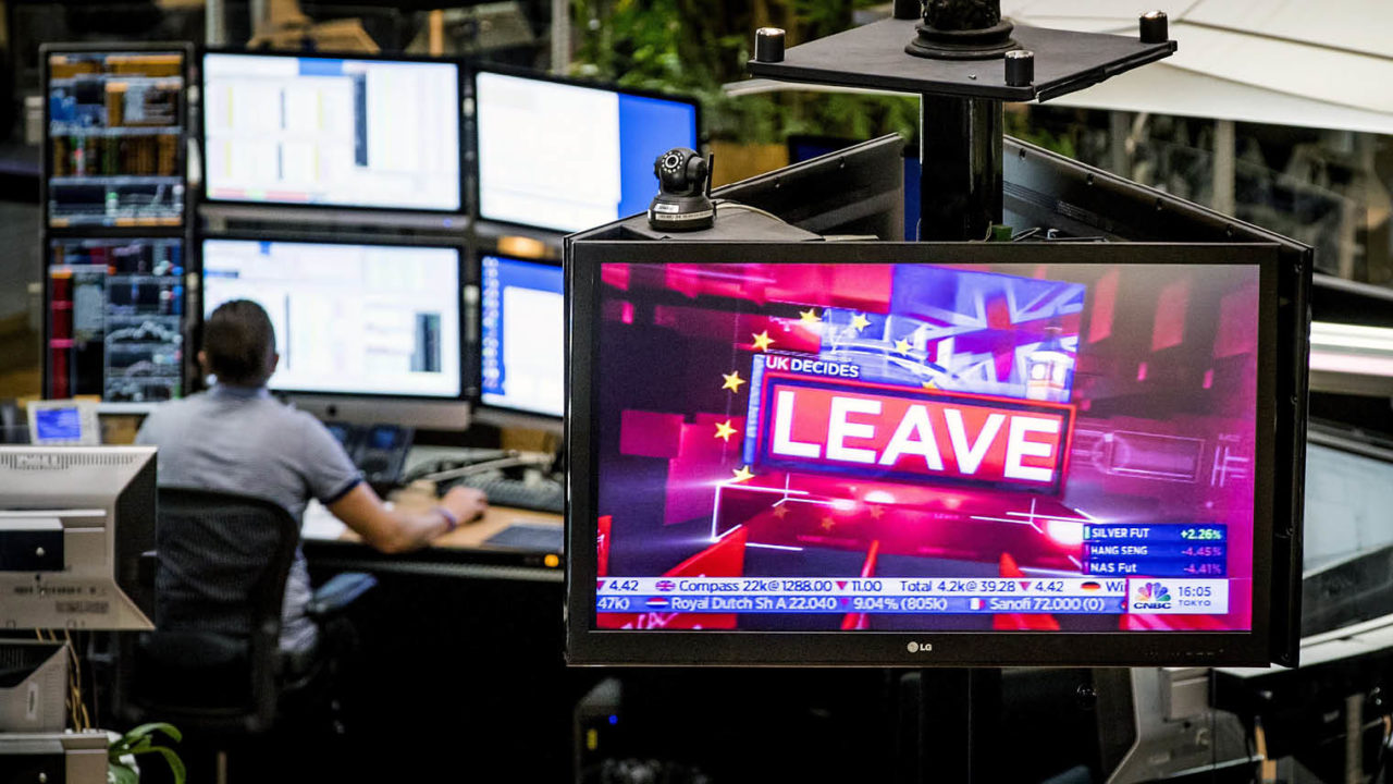 Brexit leave campaign screen