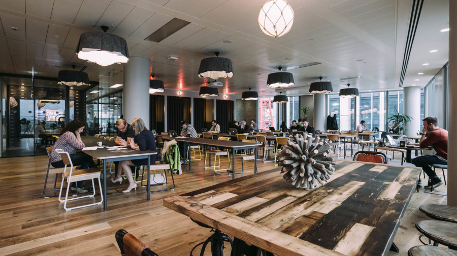 Co-working space provider WeWork is seeing an ever-increasing demand for less structured workspaces