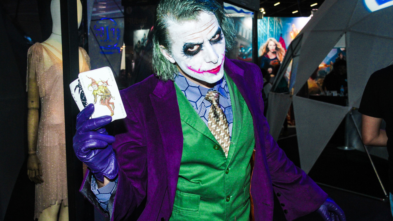 The joker at Comic-con