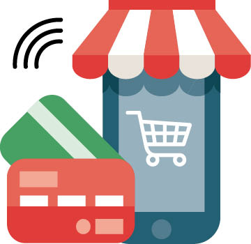 Online payments icon