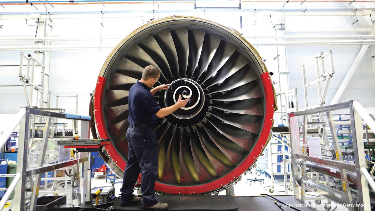 Rolls-Royce’s IoT systems notify the engineering company when maintenance and upgrades are due