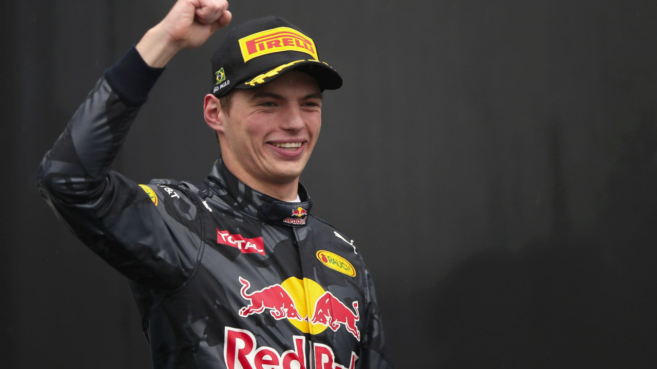 Red Bull’s Max Verstappen is F1’s youngest-ever winner at 18