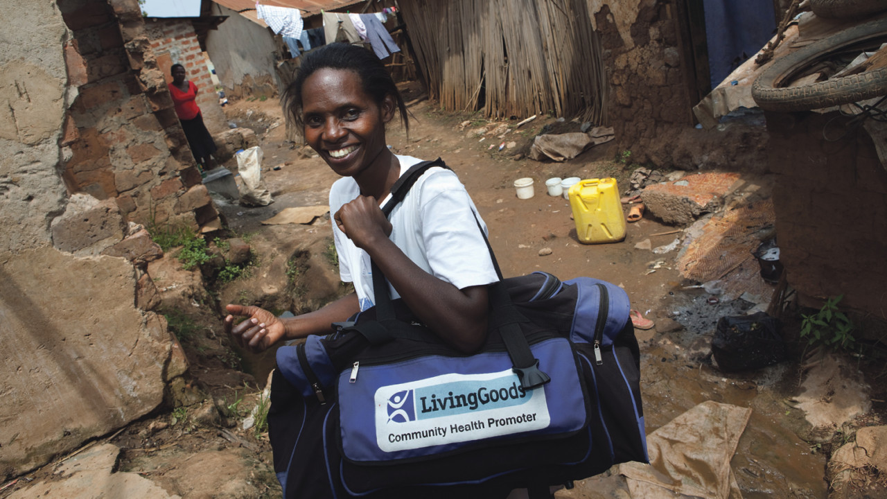 Living Goods franchisees provide essential health services, education and treatments to their neighbours in hard-to-reach areas