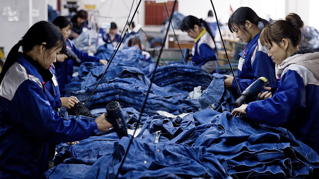 Jeans production in China