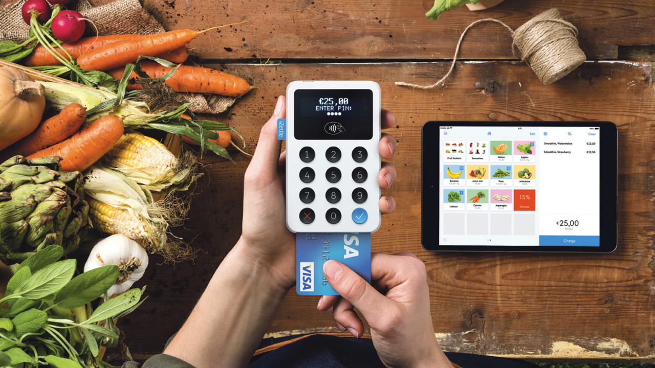 Card payment using iZettle