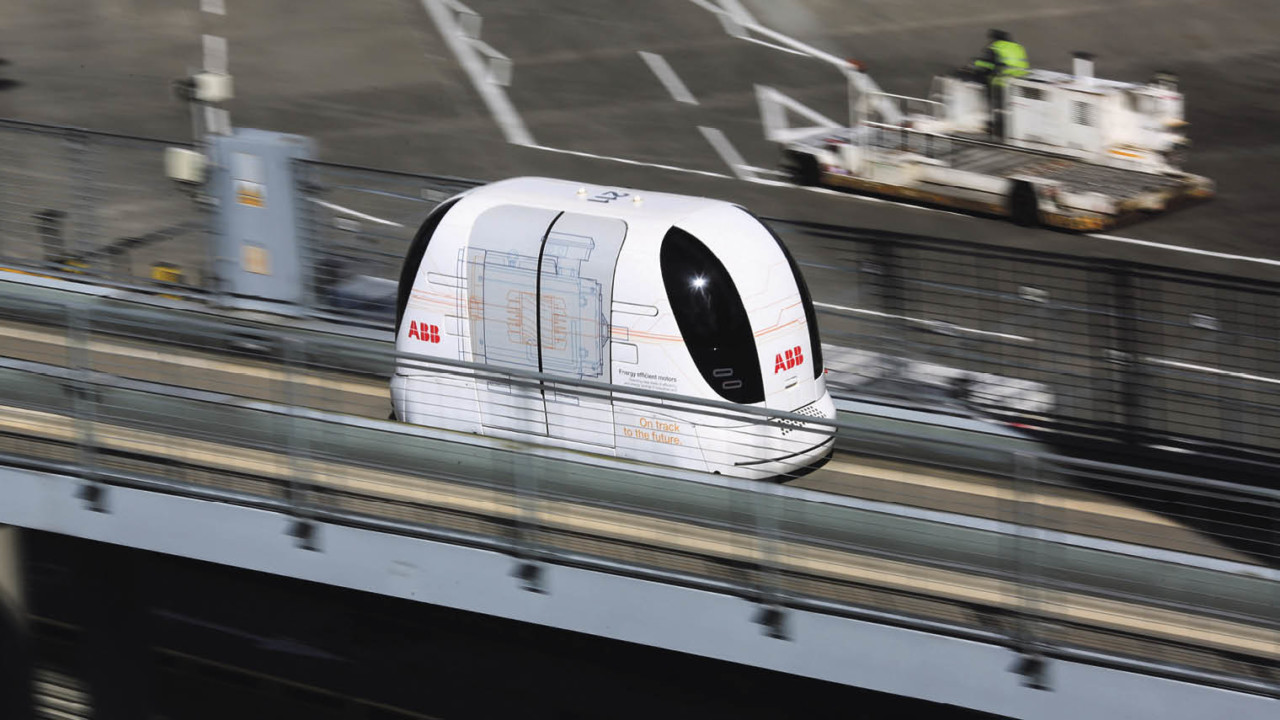 Heathrow self-driving pods