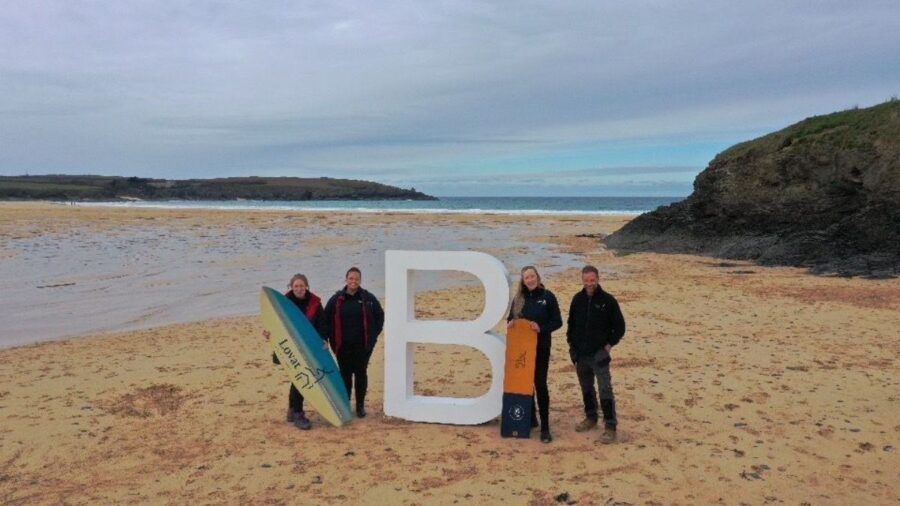 B Lab Uk Toured A Giant Version Of Its Logo Around The Country During B Corp Month