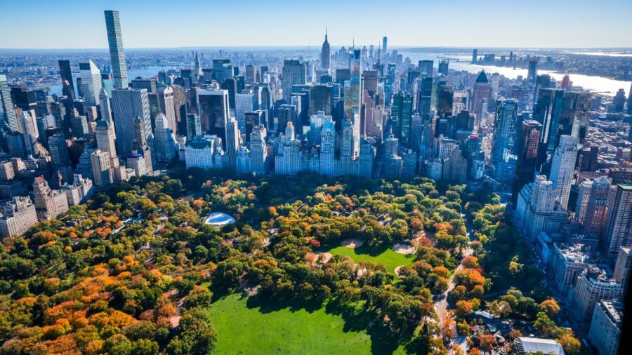 Manhattan Is Home To Wall Street And The Famous Central Park