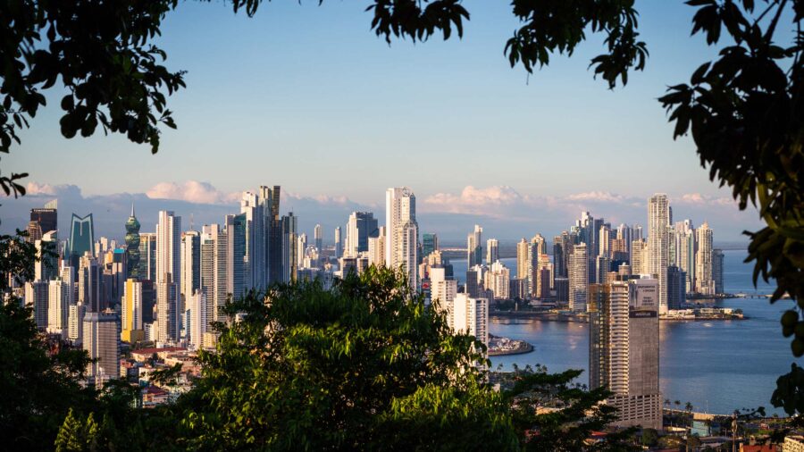 A view of the Panama City skyline