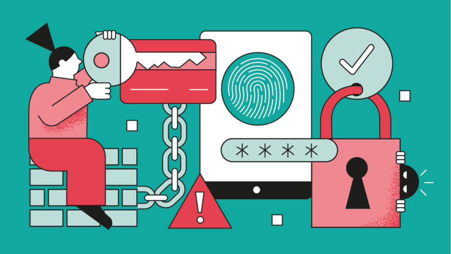 Cybersecurity illustration